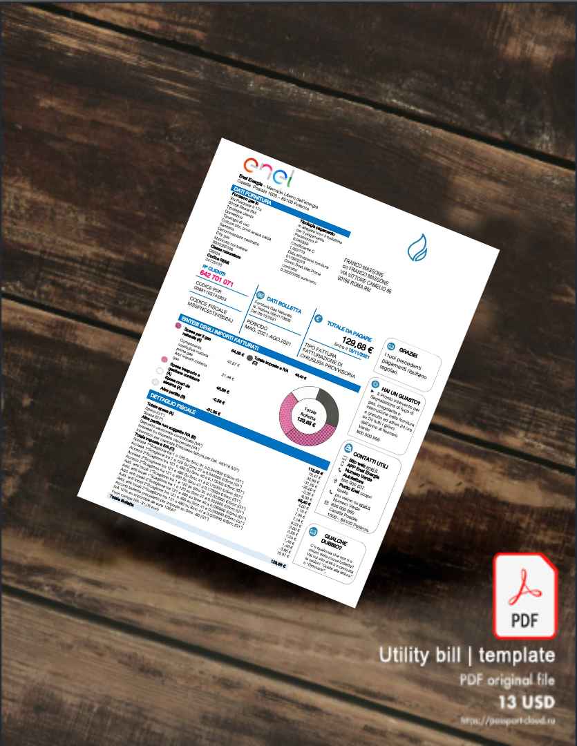 Utility bill | Albanian Power | Albania